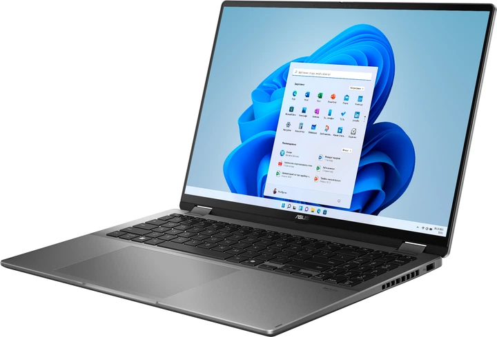 Laptop ASUS VivoBook 16 Flip TP3607SA-RJ033W (90NB1511-M001U0) Matte Gray - obraz 4