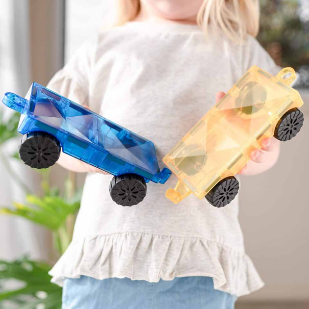Zestaw samochodów Connetix Rainbow Car 2 szt CT-R-00002-CA (850036293163) - obraz 5