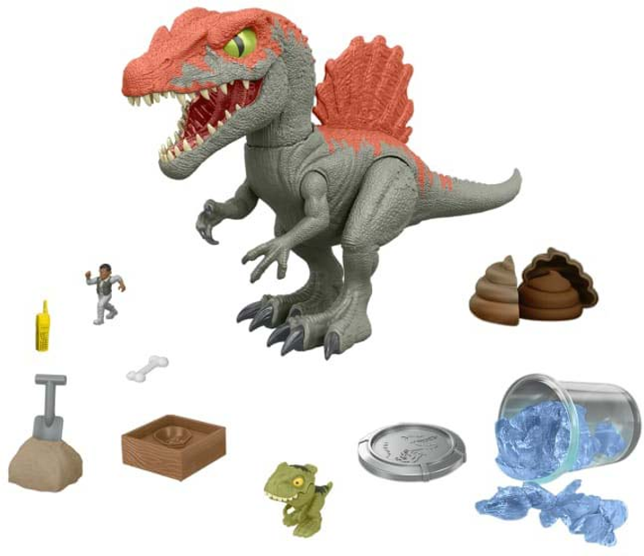Набір Mattel Jurassic World Crushivores Spinosaurus Cage Crasher HTP71 (194735195961) - зображення 2