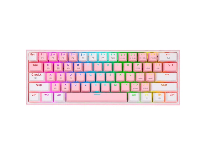Клавіатура REDRAGON Fizz Pro K616 Pink/White - Фото 1 Клавіатура REDRAGON Fizz Pro K616 Pink/White - изображение 1