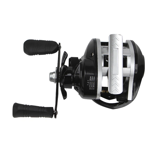 Катушка мультипликаторная Juqiwang DX 201 Black-Silver Left рыболовная - Фото 4 Катушка мультипликаторная Juqiwang DX 201 Black-Silver Left рыболовная - изображение 4