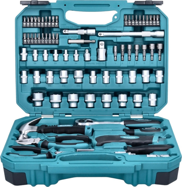 Набір інструментів Makita E-10899 76 предметів (088381581493) - зображення 3