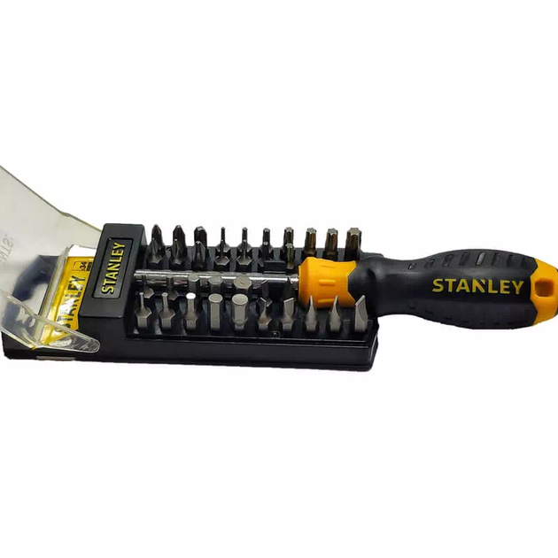 Отвертка - набор Multibit c насадками STANLEY STHT0-70885 : насадкы 34 шт - Фото 2 Отвертка - набор Multibit c насадками STANLEY STHT0-70885 : насадкы 34 шт - изображение 2