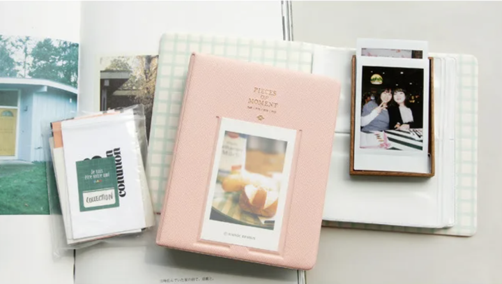 Фотоальбом для Fujifilm Instax Mini, Liplay, Polaroid 300, Z2300, SHARE SP-1, SP-2, link, light pink 64 - изображение 6