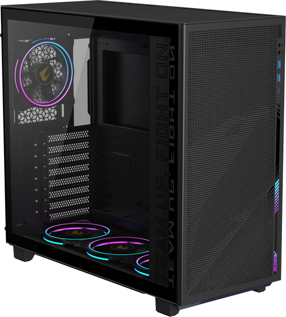 Корпус Gigabyte Aorus C400 Glass Black (GB-AC400G) - зображення 2