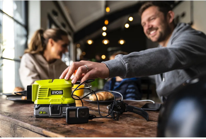 Інвертор напруги акумуляторний RYOBI ONE+ RY18BI150A-0, 220 Вольт, 150Вт (без АКБ та ЗУ) (5133004895) - зображення 2