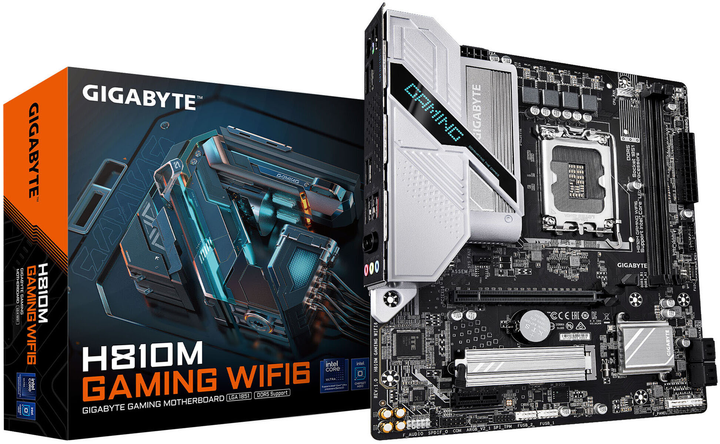Płyta główna Gigabyte H810M GAMING WIFI6 (s1851, Intel H810, PCI-Ex16) (4719331869090) - obraz 4