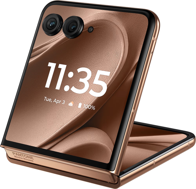 Smartfon Motorola Razr 50 Ultra 12/512GB Mocha Mousse (PB1T0116SE) - obraz 5