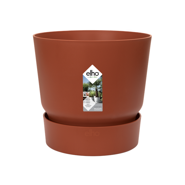 Вазон Elho greenville round терракот 31 л - изображение 4