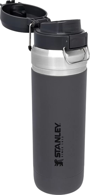 Butelka na wodę Stanley Quick Flip 1.06 l Charcoal (10-09150-063) - obraz 3