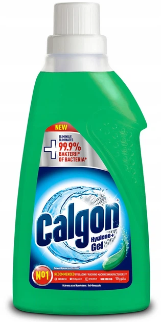 Гель для видалення накипу для пральних машин Calgon Hygiene+ 750 мл - зображення 1