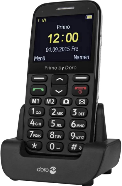 Telefon komórkowy Doro Primo 366 Black (4260117672644) - obraz 3