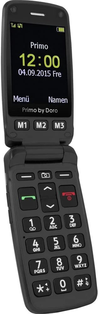 Telefon komórkowy Doro Primo 406 Silver-Black (4260117672682) - obraz 9