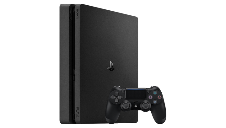 Набор Консоль Sony PlayStation 4 Slim 500GB Black Б/У + Геймпад Беспроводной DualShock 4 Version 2 - изображение 2