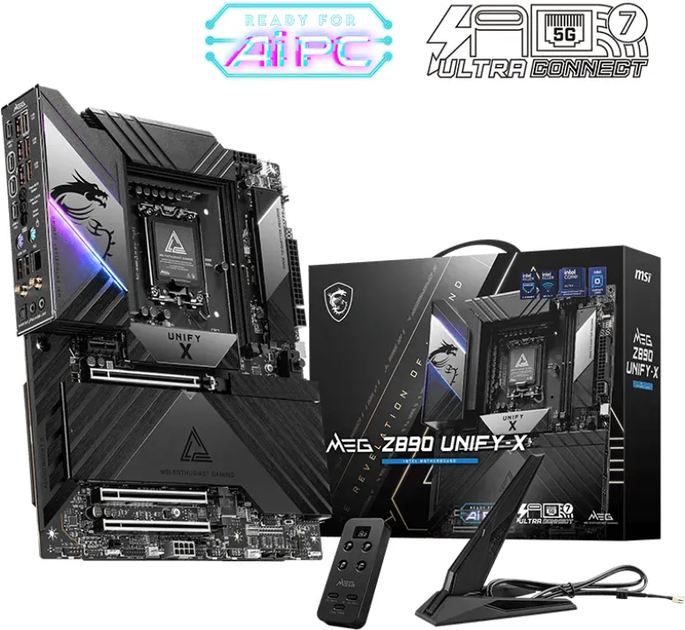 Материнська плата MSI MEG Z890 UNIFY-X (s1851, Intel Z890, PCI-Ex16) (7E20-001R) - зображення 5