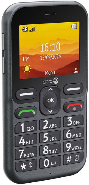 Мобільний телефон Doro Leva L10 Graphite (7322460087395) - зображення 3