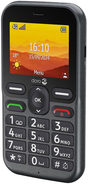 Мобільний телефон Doro Leva L10 Graphite (7322460087395) - зображення 4