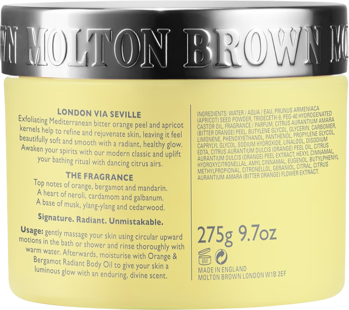 Скраб для тіла Molton Brown Orange & Bergamot Radiant 275 г (008080153050) - зображення 3