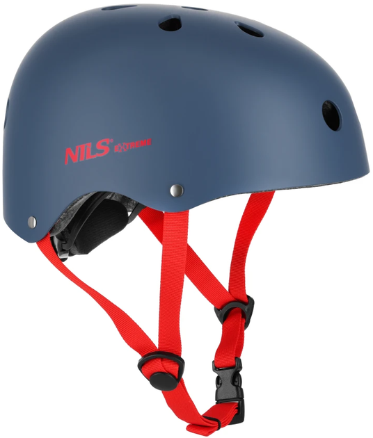 Kask Nils EXTREME MTW001-1 XS 48-52 cm Szaro-czerwony (16-70-347) (5907695586237) - obraz 1