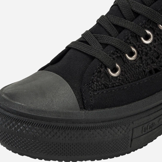 Trampki damskie koronkowe do kostki Lee Cooper LCW-23-44-1618L 37 24.1 cm Czarne - obraz 8