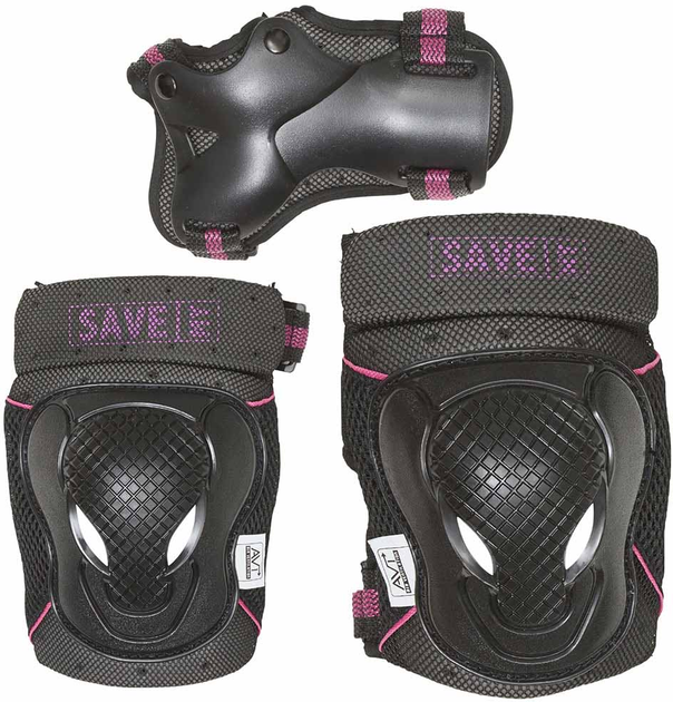 Zestaw bezpieczeństwa Rarewaves Save My Bones Safety Set XS Pink (5711697009164) - obraz 3