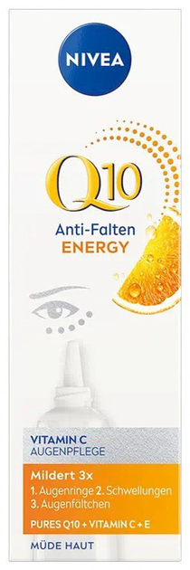 Krem pod oczy Nivea Q10 Energy odżywczy 15 ml (4006000090825) - obraz 2