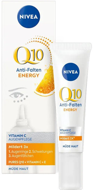 Krem pod oczy Nivea Q10 Energy odżywczy 15 ml (4006000090825) - obraz 1
