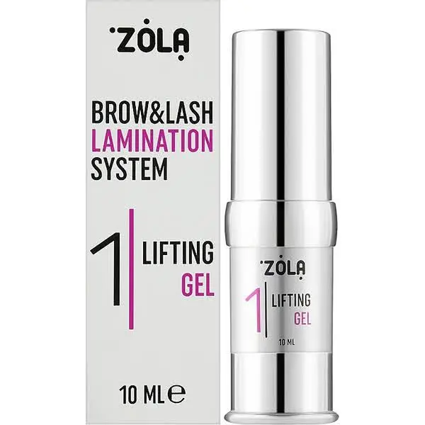 Склад для ламінування брів та вій Zola Brow&Lash Lifting gel №1 10 мл - Фото 1 Склад для ламінування брів та вій Zola Brow&Lash Lifting gel №1 10 мл - зображення 1
