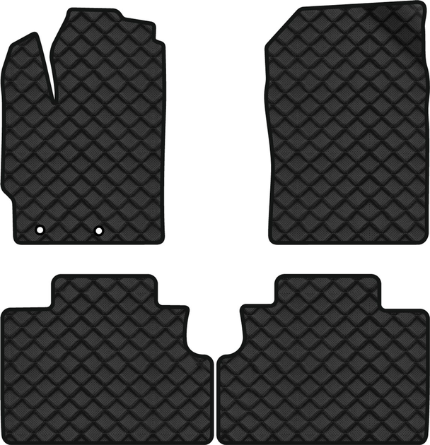 Килимки з екошкіри EVAtech ECO в салон авто для Yaris (III) (XP13) 5-doors Toyota 2011-2020 3 покоління Htb USA Екошкіра чорна з чорною ниткою чорний кант від Rozetka на платформі USKIDKA Акція на Килимки з екошкіри EVAtech ECO в салон авто для Yaris (III) (XP13) 5-doors Toyota 2011-2020 3 покоління Htb USA Екошкіра чорна з чорною ниткою чорний кант від Rozetka