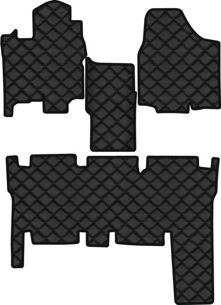 Килимки з екошкіри EVAtech ECO в салон авто для Sienna (XL20) Toyota 2003-2009 2 покоління Minivan USA Екошкіра чорна з чорною ниткою чорний кант від Rozetka на платформі USKIDKA Акція на Килимки з екошкіри EVAtech ECO в салон авто для Sienna (XL20) Toyota 2003-2009 2 покоління Minivan USA Екошкіра чорна з чорною ниткою чорний кант від Rozetka