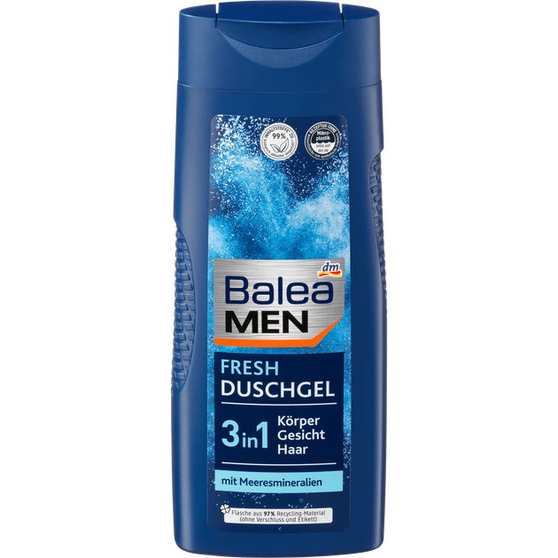 Чоловічий освіжальний гель для душу Balea Fresh Duschgel Men 300 ml - Фото 1 Чоловічий освіжальний гель для душу Balea Fresh Duschgel Men 300 ml - изображение 1