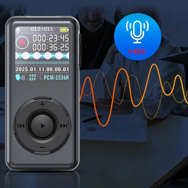 Мини диктофон JNN M21 8GB с клипсой цифровой MP3 плеер - изображение 15