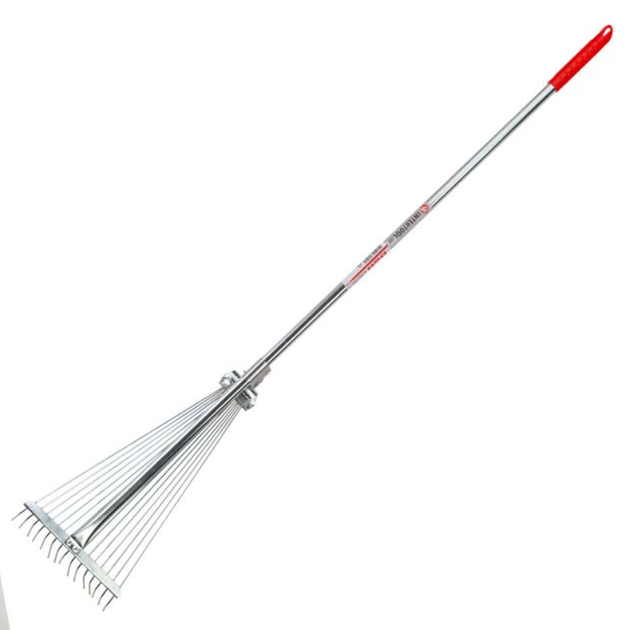 Грабли веерные Intertool 15 прутьев раздвижные с ручкой (FT-3004) - изображение 3