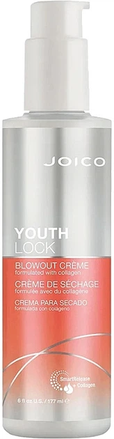 Крем для волос с коллагеном - Joico YouthLock Blowout Cream Formulated With Collagen 177ml (1178719-27341568) - Фото 1 Крем для волос с коллагеном - Joico YouthLock Blowout Cream Formulated With Collagen 177ml (1178719-27341568) - изображение 1