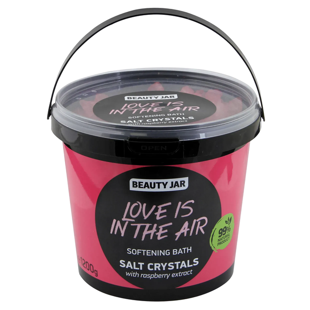 Кристали соляні для ванни Love is in the air Beauty Jar 1200 г 4751030836317 - Фото 1 Кристали соляні для ванни Love is in the air Beauty Jar 1200 г 4751030836317 - зображення 1