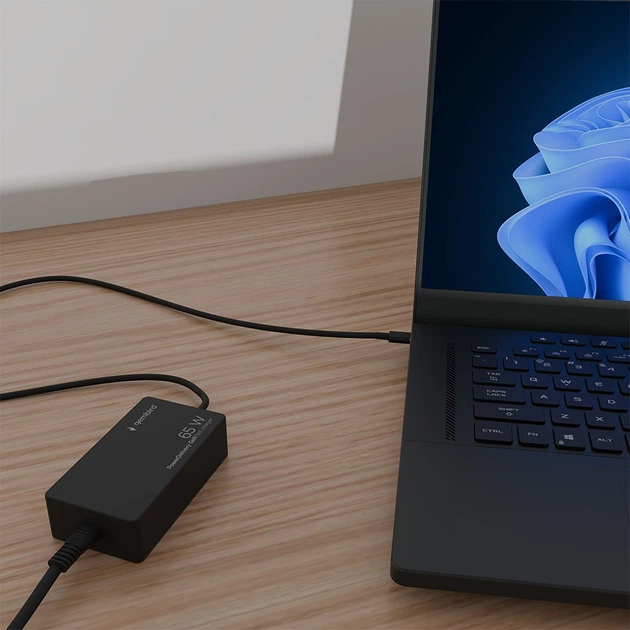 Zasilacz do laptopa Gembird USB Type-C 65 W (NPA-AC-PDQC65-01) - obraz 5