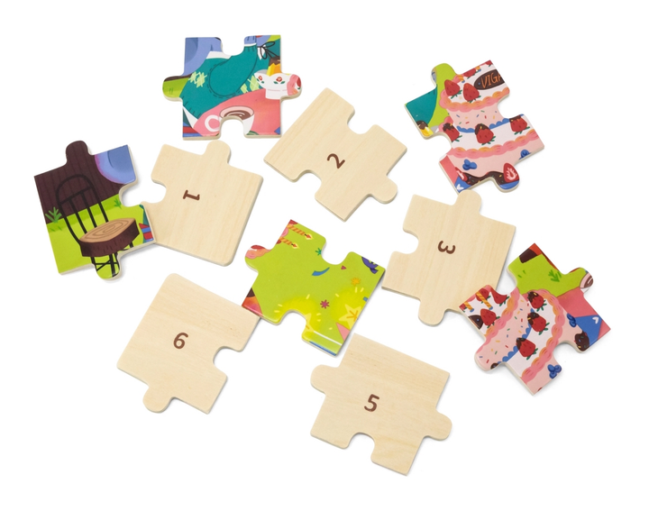Puzzle PolarB Viga na podkładce 24 el. Urodziny 44644 (6971608446443) - obraz 4