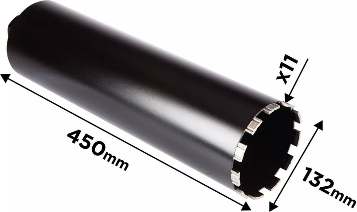 Otwornica diamentowa Graphite 132 x 450 mm x 11T 57H867 (5902062508195) - obraz 8