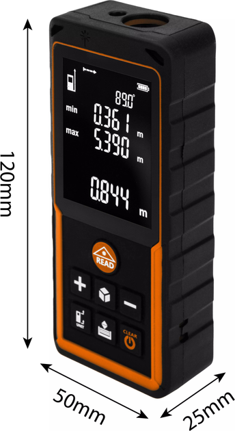 Лазерний далекомір NEO Tools 75-208 (5907558476057) - зображення 8