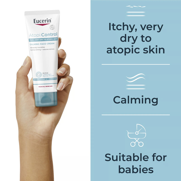 Krem nawilżający do twarzy Eucerin Atopi Control 50 ml (4005800348433) - obraz 3