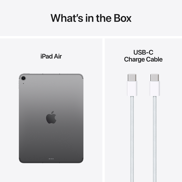 Tablet Apple iPad Air 11" M3 2025 Wi-Fi + Cellular 128GB Space Grey (MCFV4) - obraz 10