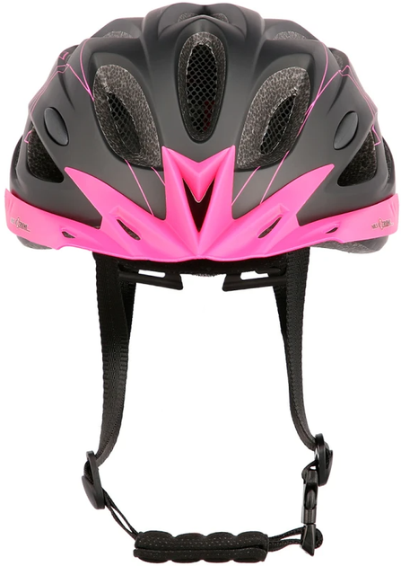Шолом Nils Extreme MTW291 S 50-59 см Чорно-рожевий (16-70-118) (5907695502312) - зображення 4