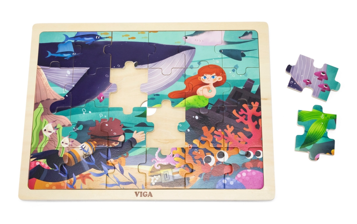 Puzzle PolarB Viga na podkładce 24 el. Morze 44645 (6971608446450) - obraz 3
