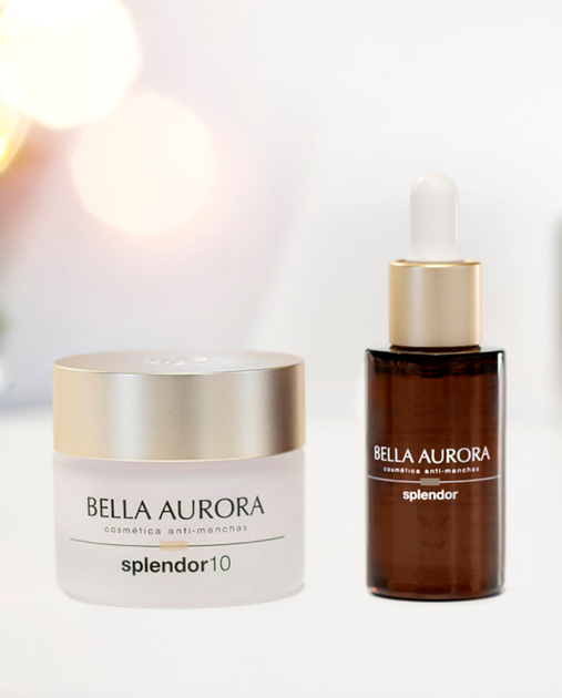 Набір для догляду за обличчям Bella Aurora Splendor 10 Крем денний 50 мл + Сироватка 30 мл (8413400018384) - зображення 4