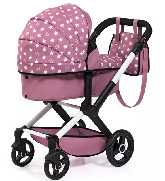 Wózek dla lalek Bayer Design Xeo 2 w 1 Różowy (4003336418965) - obraz 2