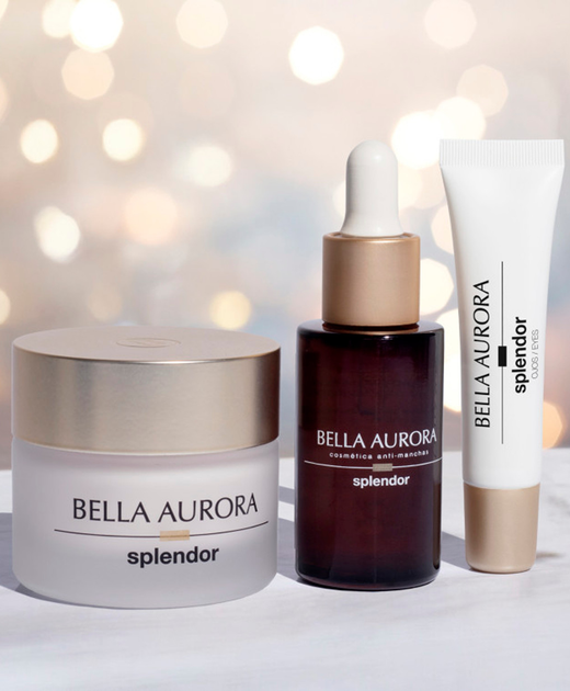 Набір для догляду за обличчям Bella Aurora Splendor 10 Крем денний 50 мл + Сироватка 30 мл + Крем для шкіри навколо очей 15 мл (8413400018407) - зображення 2