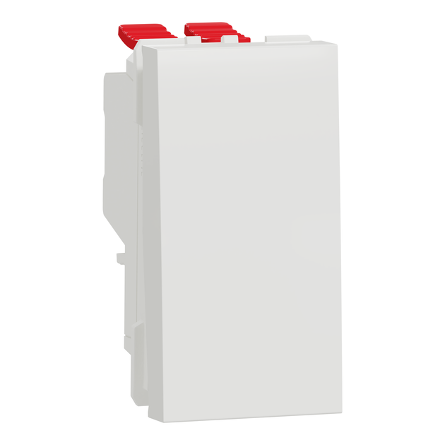 Переключатель перекрестный 1-клавишный (1 модуль) 10А Unica New Schneider Electric белый NU310518 - изображение 2