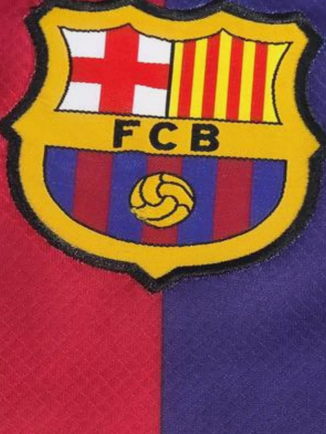 Футбольна форма дитяча Lamine Yamal (Ламін Ямал) 19 Barcelona (Барселона), сезон 24/25, 20 розмір, зріст 115-120 см, червоно-синій - зображення 5