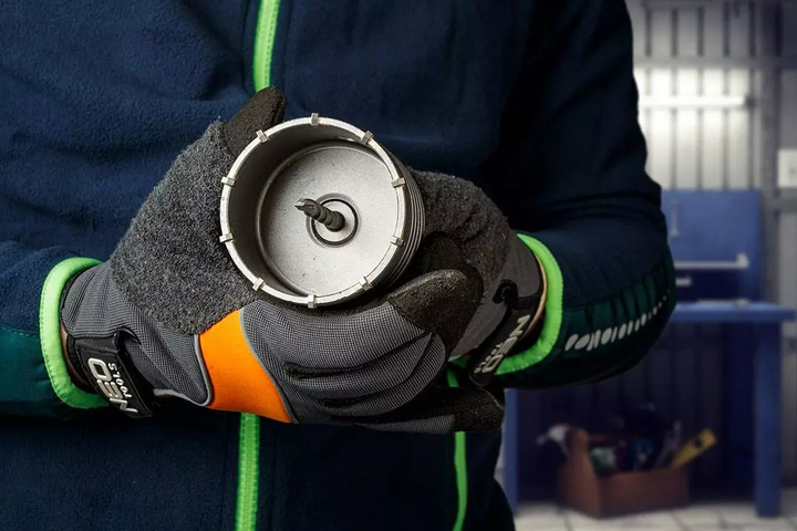 Коронка твердосплавна Graphite 80 мм з адаптером HEX та направляючим сверлом 55H325 (5902062508225) - зображення 9