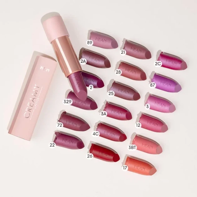 Помада для губ Hean Creamy Lipstick 002A Amaretto 4.5 г (5907474497488) - Фото 5 Помада для губ Hean Creamy Lipstick 002A Amaretto 4.5 г (5907474497488) - изображение 5